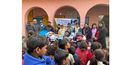 माउंट लिट्रा ज़ी स्कूल ने चलाया शीत वस्त्र दान अभियान, जरूरतमंदों को राहत